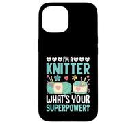 Fil humoristique avec motif super puissant Coque pour iPhone 15