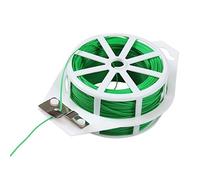Fil Jardinage Vert avec Coupe, Fer Plastifie Attaches Jardin Attache Tomates Cravates en Fil pour Organisation Jardinage à Domicile