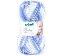 Fil layette à tricoter BABY COLOR - Grundl - certifié Oeko-Tex(...) - 05 Bleu 05 Bleu