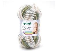 Fil layette à tricoter BABY COLOR - Grundl - certifié Oeko-Tex(...) - 09 Vert 09 Vert G