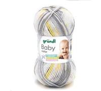 Fil layette à tricoter BABY COLOR - Grundl - certifié Oeko-Tex(...) - 10 Jaune 10 Jaune G