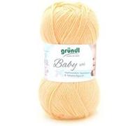 Fil layette à tricoter BABY UNI - Grundl - certifiée Oeko-Tex(...) - 02 Jaune 02 Jaune G