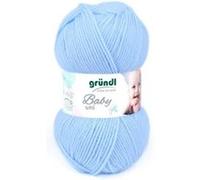 Fil layette à tricoter BABY UNI - Grundl - certifiée Oeko-Tex(...) - 03 Bleu 03 Bleu