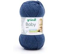 Fil layette à tricoter BABY UNI - Grundl - certifiée Oeko-Tex(...) - 11 Bleu 11 Bleu G