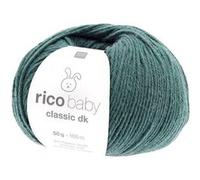 Fil layette à tricoter RICO BABY CLASSIC DK - Créez des Tenues Douces et Confortables pour Bébé - Rico Design(...) - 83 Vert 83 Vert G