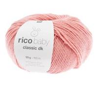 Fil layette à tricoter RICO BABY CLASSIC DK - Créez des Tenues Douces et Confortables pour Bébé - Rico Design(...) - 39 Rose 39 Rose G