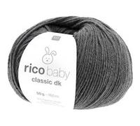 Fil layette à tricoter RICO BABY CLASSIC DK - Créez des Tenues Douces et Confortables pour Bébé - Rico Design(...) - 56 Gris 56 Gris G