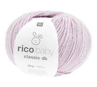 Fil layette à tricoter RICO BABY CLASSIC DK - Créez des Tenues Douces et Confortables pour Bébé - Rico Design(...) - 85 Violette 85 Violette G