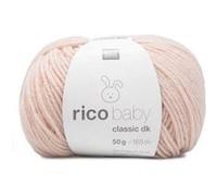 Fil layette à tricoter RICO BABY CLASSIC DK - Créez des Tenues Douces et Confortables pour Bébé - Rico Design(...) - 38 Rose 38 Rose G