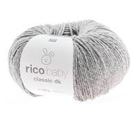 Fil layette à tricoter RICO BABY CLASSIC DK - Créez des Tenues Douces et Confortables pour Bébé - Rico Design(...) - 66 Argent 66 Argent G