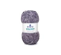 DMC Garn – Fil tricot Velvet – Extrêmement chaud et doux, effet velours – 100 g/100 m – 09 Gris