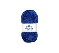 Fil Layette Chenille VELVET - 100g - DMC : Douceur et Chaleur pour Tous Vos Projets(...) - 12 Bleu