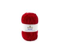 Fil Layette Chenille VELVET - 100g - DMC : Douceur et Chaleur pour Tous Vos Projets(...) - 16 Rouge 16 Rouge