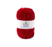 Fil Layette Chenille Velvet - 100g - Dmc : Douceur Et Chaleur Pour Tous Vos Projets 16 Rouge Rouge