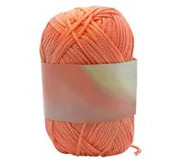 Fil magique sensible à la chaleur, fil en coton doux réactif à la température, fournitures d'artisanat amusantes, projets de bricolage pour tricot et crochet pour débutants (jaune)