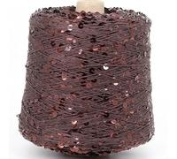 Fil mercerisé à paillettes, Multicolor Sequin Glitter Yarn 50g For Knitting Crochet(26)