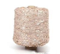 Fil mercerisé à paillettes, Multicolor Sequin Glitter Yarn 50g For Knitting Crochet(52)
