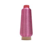 Fil métallique à tricoter 150D 3000 m par cône, broderie informatisée et couture décorative, 45 couleurs vives et pailletées disponibles (MS-34 mauve antique)