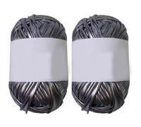 Fil métallique à tricoter pour t-shirt, 87 m, 100 g/rouleau, pour sac, couverture, coussin, crochet, projet de décoration d'intérieur