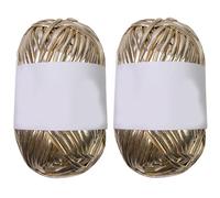 Fil métallique à tricoter pour t-shirt, 87 m, 100 g/rouleau, pour sac, couverture, coussin, crochet, projet de décoration d'intérieur