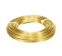 Fil Métallique Fil de laiton massif 1-100m, 0.1mm 0.2mm 0.3mm 0.4mm 0.5mm 0.6mm 0.7mm 0.8mm 1mm 1.2mm 1.5mm 1.8mm 2.0mm 2.5mm 3.0mm(0.2mm x100m)