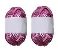 Fil métallique pour t-shirt 87,48 m de tissu à tricoter brillant pour projet de crochet, 100 g/rouleau de ruban artisanal