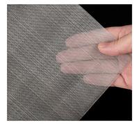 Fil métallique tissé en acier inoxydable 304, Grille d'aération en acier inoxydable 80 mesh argentée, 1 x 2-16 m, résistante à la corrosion, for cuisine et usage domestique(1x12m)