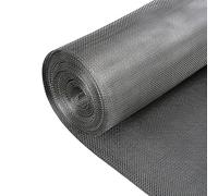 Fil métallique tissé en acier inoxydable, Rouleau de moustiquaire en acier inoxydable 304, maille tissée for filtre, écran fait maison, 1,5 x 2 m(0.6x2m)