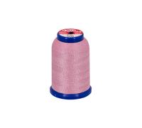 Fil Mousse Lamé Fujix 1000m - Babylock : Élégance Et Performance Pour Vos Surjets Et Recouvrements 506 Lamé Rose Et Argent