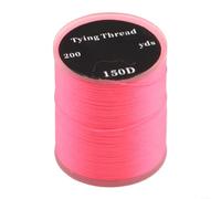 Fil multicolore en polyester 150D pour attacher les mouches et la pêche artisanale, rouleau de 100 m, matériau solide pour une fixation stable et serrée (Ncp)