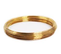 Fil nu rond en laiton souple entièrement recuit, 0.3mm à 6mm, for l'artisanat de bijoux, 1 pièce (Size : 3mm x 16m(1KG))
