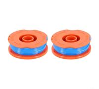 Fil Nylon 5m Orange pour Coupe-Bordure pour flymo FLY020 5137651-90(2pcs) | Diamètre 1.5mm, longueur 5m, couleur orange et , compatible modèles pour mini Trim, pour facile à installer