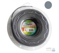 Fil Nylon Aluminium Papillon Rond Pour Débroussailleuses Mm 3,5 - Mt 40