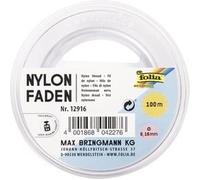 Fil nylon en bobine, 0,16 mm x 100 m, transparent