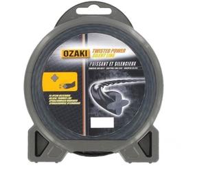 Fil nylon hélicoïdal OZAKI TWISTED POWER SILENT LINE, Ø: 3,0mm, L: 56m