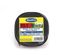 Fil nylon rond 2,4 mm 15 m pour débroussailleuse et coupe-bordures
