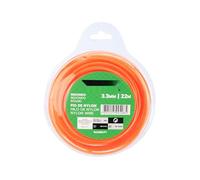 Fil nylon - rond, 3,3 mm, 22 m, idéal pour les travaux de jardinage, résistant et durable, offre une grande tenue. *