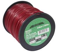 Fil nylon rond de 3 mm, 280 m, idéal pour le jardinage, robuste et durable, parfait pour attacher et attacher