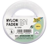 Fil nylon sur bobine, 0,5 mm x 100 m, transparent