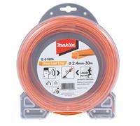 Makita Fil de coupe Four Leaf 2,4 mm, 30 m - E-01806