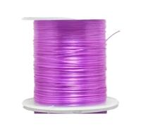 Fil Perlé Rouleau de 10 m de Cordon élastique Solide for Perles en Cristal, 1 mm, for Bracelets, Colliers, Fabrication de Bijoux(Color16)