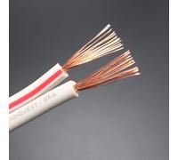 fil plat - 2 X - 5m - Ligne ST 14-2 home cinéma haut-parleur audio professionnel câble fonctionne entourent câble La Fièvre HiFi haut-parleur câble