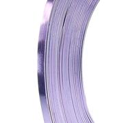 Fil plat aluminium lavande 5mm 10m fil de décoration bricolage
