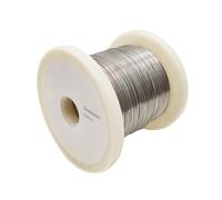 Fil plat chauffant en nichrome rond adapté à la métallurgie, poids 1 kg(Diameter:0.25mm)