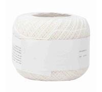 Fil pour crochet, ligne de dentelle populaire en coton Mini Mini les écheveaux colorés de la soie d'été Lumière mince pour le tricotage d'artisanat (6601 Blanche-Neige)