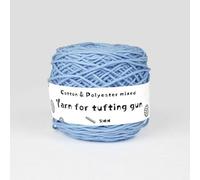 Fil pour tufter le pistolet et le crochet,190g de fil de tuftage,fil de tapis mélangé coton et polyester,fil 8 plis pour la fabrication de tapis tuftés,fil à broder tapis bricolage,boule fil 200m