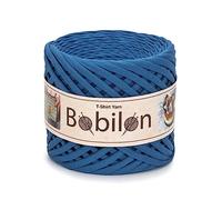 Fil primaire pour t-shirt, crochet, tricot, tissu, tissu, t-shirt, fil pour macramé, bricolage, sac, panier, coussin, projets 5-7 mm, bleu jeans