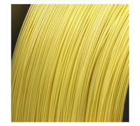 Fil PTFE - Câble monoconducteur microfin en cuivre plaqué argent haute température for l'électronique(Yellow,10 M-38AWG)