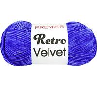 Fil rétro en velours cobalt.