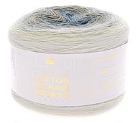 Fil Rico Design Creative « Cotton Dégradé Lucky 8 » Crème/Gris